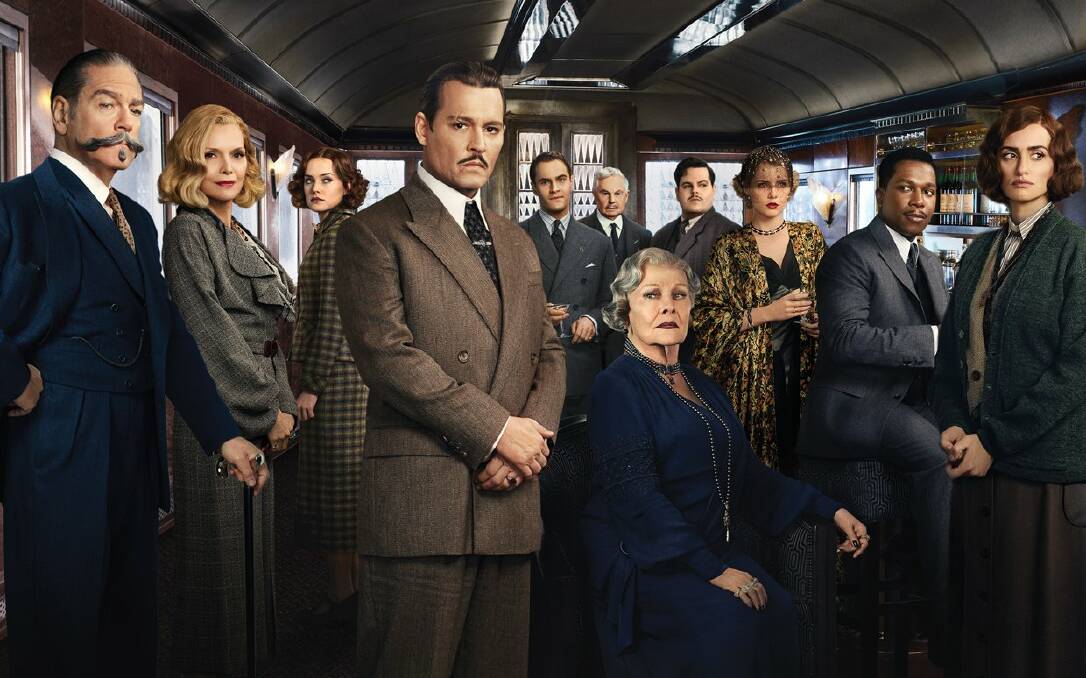 Does it measure up: Visually stunning in more ways than one is the remake of Murder on the Orient Express, directed by and starring Kenneth Branagh, Johnny Depp, Michelle Pfeiffer, Penelope Cruz, and Judi Dench.