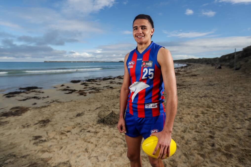 WHERE IT ALL BEGAN: Framlingham's Jamarra Ugle-Hagan has strong ties to south-west Victoria, including Warrnambool. Picture: Morgan Hancock 