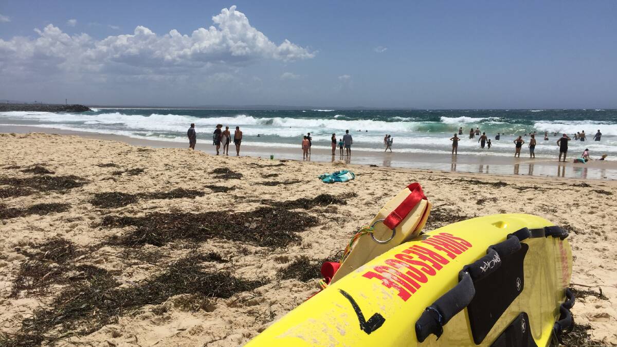 Conditions have been testing at Forster Main Beach over the past week.