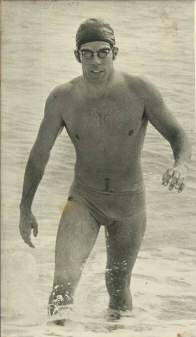 In 1969, John Koorey became the first Australian male to complete the English Channel. Photo supplied.