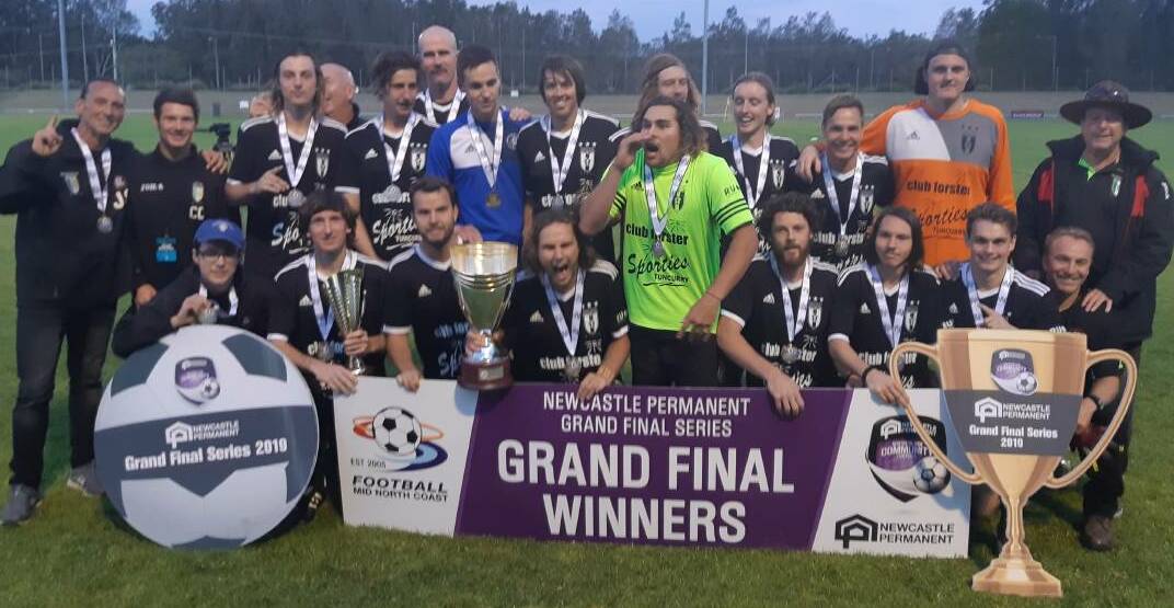 Despite being the most successful team in the Football Mid North Coast premier league over the last seven years, Wallis Lake will not participate in the new Coastal Premier League. Photo supplied.