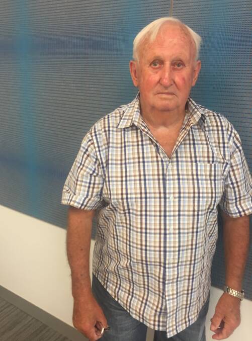 Careful of Cobwebs: Coolongolook resident Ron McDean experienced intense pain after being bitten by a redback spider.