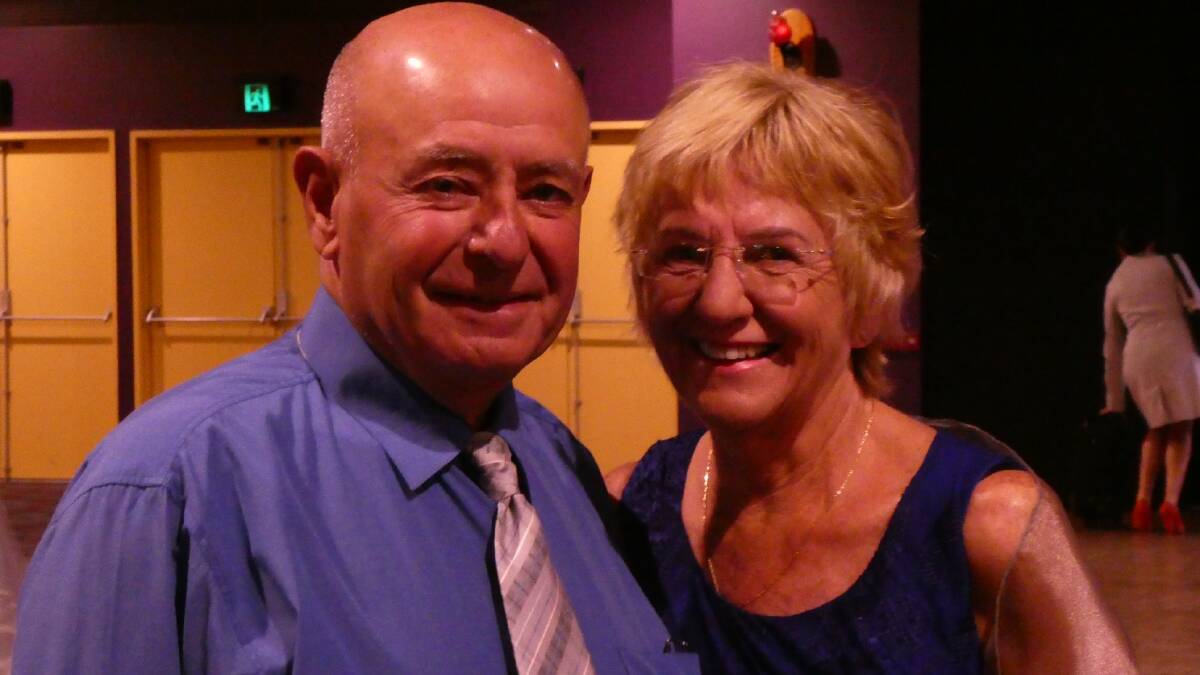 Paul Tanti and Anne Fishburn at Forster Dance Club's Christmas in July Gala Ball.
