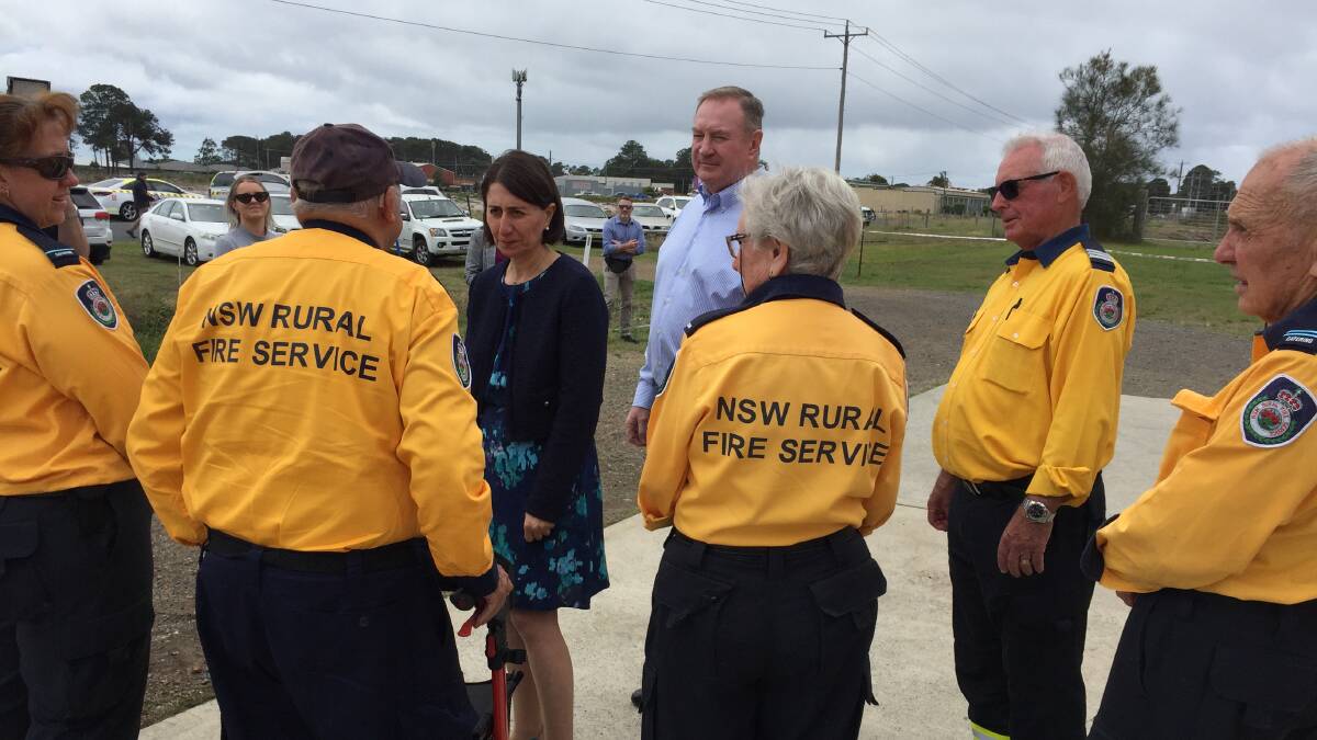 Premier Gladys Berejiklian thanked the brigade members for their efforts during last summer's bushfire crisis.