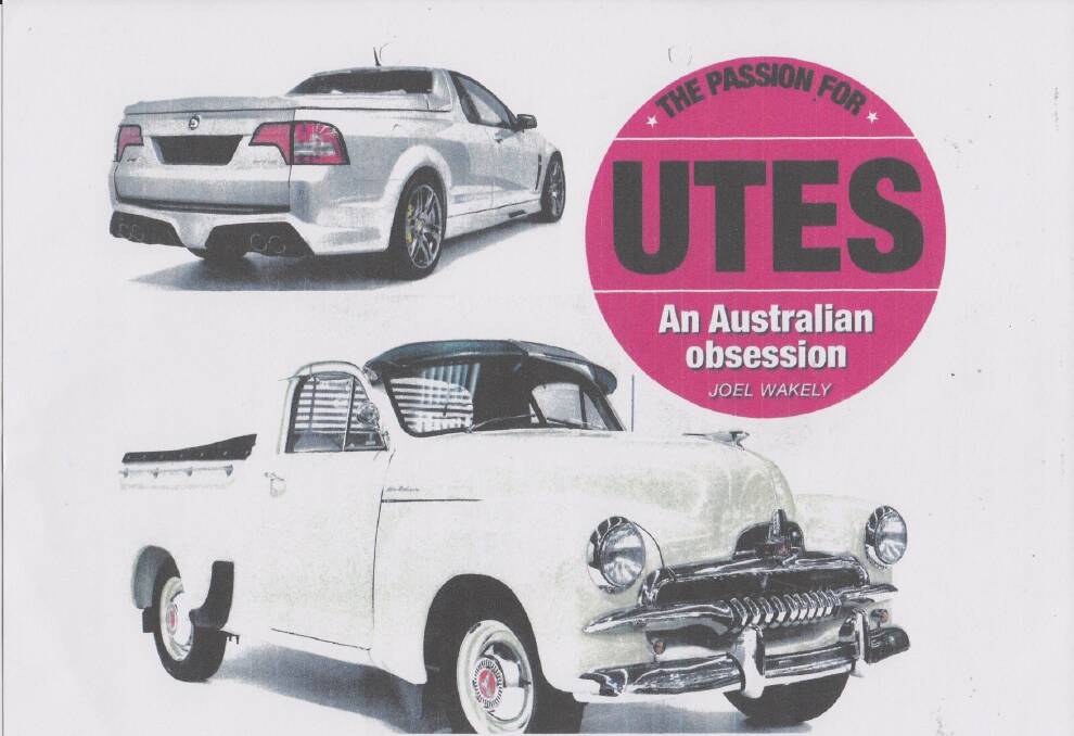Joel Wakely's new book, 'The Passion for Utes'.