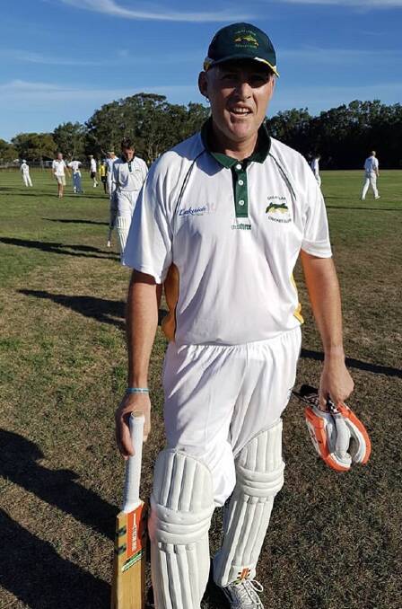 Dave Webster of the Great Lakes Cricket Club's 3rds' side.