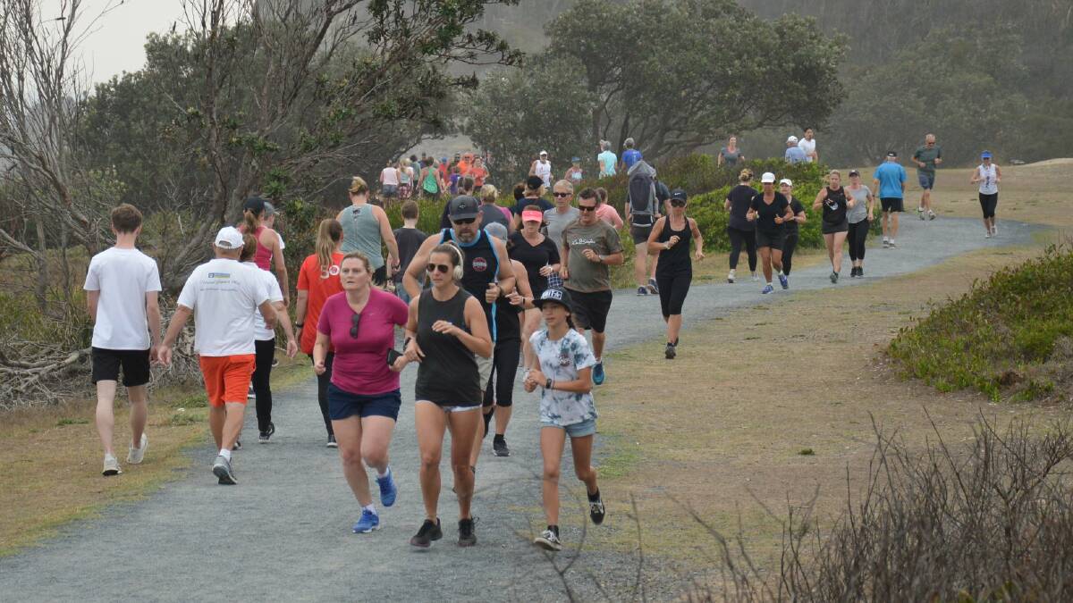 Forster parkrun's inaugural New Year's Day event in 2020 attracted more than 150 people.