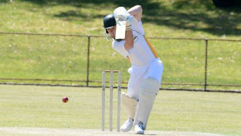 Great Lakes' second grade captain Ryan Clark in action against Wingham earlier in the season.