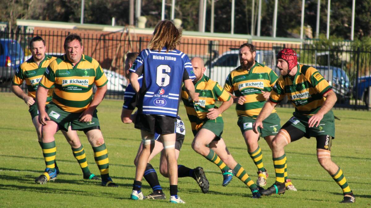 The Forster Tuncurry Dolphins were much too strong for the Wallamba Bulls over the weekend. Photo by Sue Hobbs. 