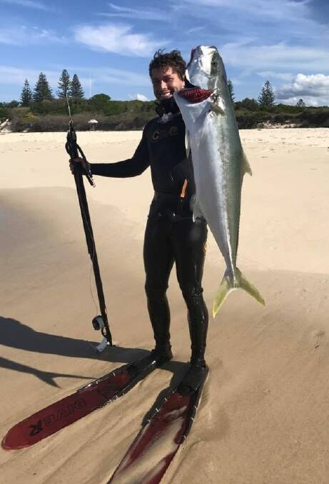 Viktor has been diving the waters around Forster since he was 12 years old.