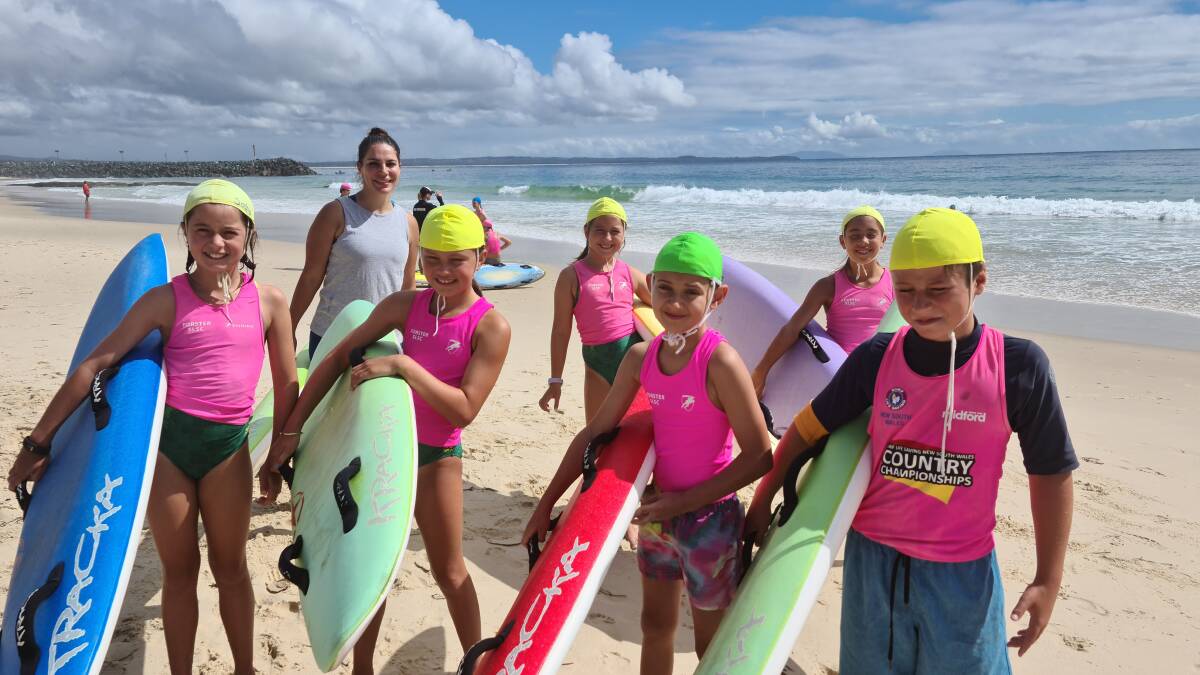 Nippers were glad to be back at Forster Main Beach after the Christmas break. Photo supplied.