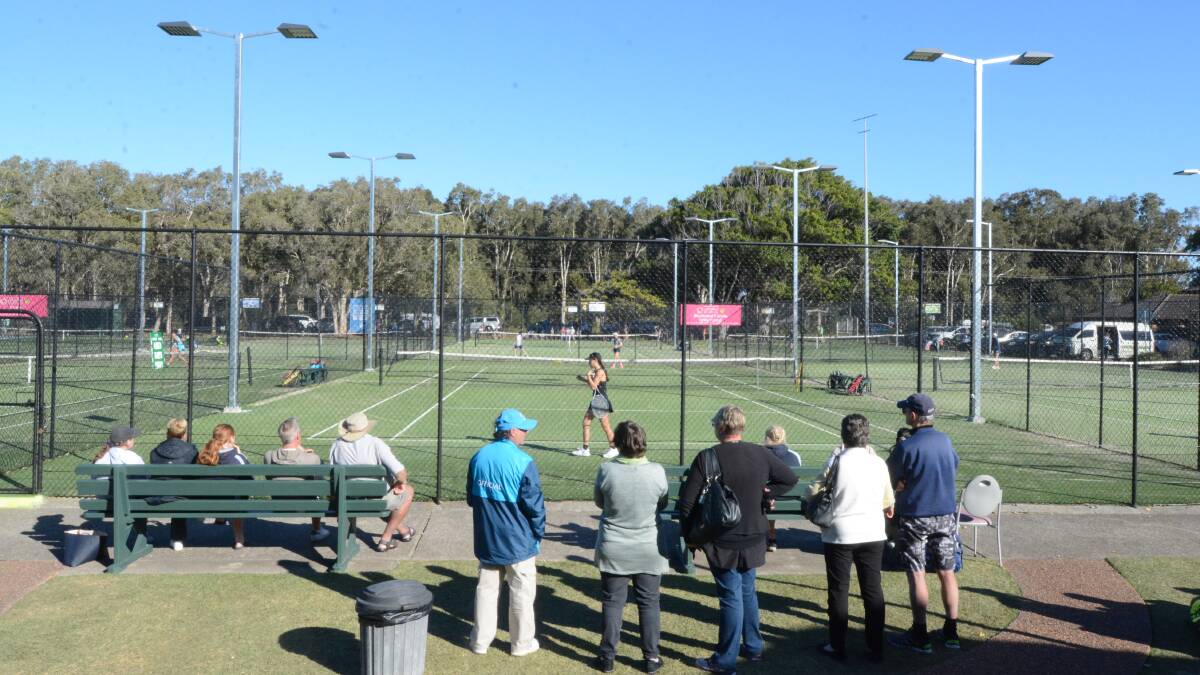 The Forster Tennis Club is now equipped with state-of-the-art LED lights.