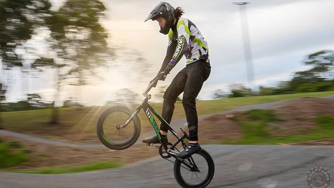Oli has lost none of his drive to represent Australia in BMX at the 2024 Olympic Games. Photo supplied.
