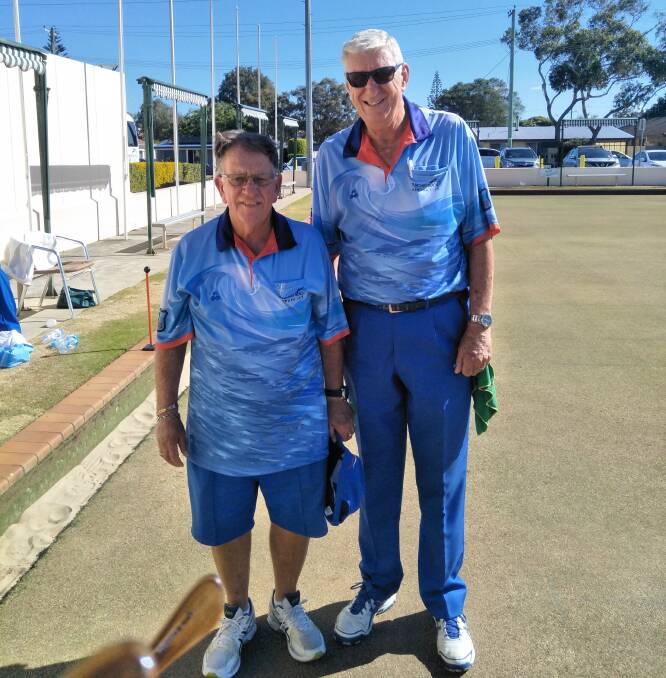 Rex Johnston and Noel James went back-to-back in the senior pairs division.