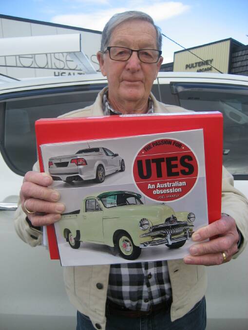 Joel Wakely will his latest book 'A Passion for Utes'.