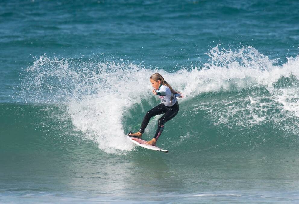 Leila Salt surfing her way onto the NSW team.