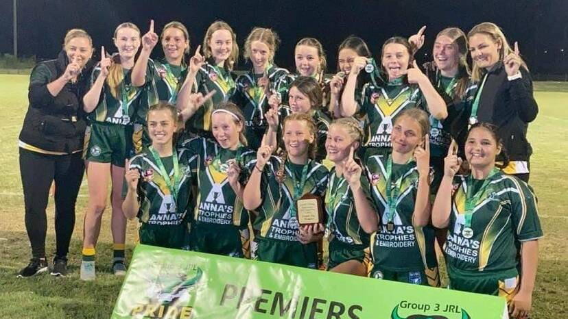 Number One Now: The Hawks under-15s league tag girls bounced back from a runner-up finish in 2019 to claim the 2020 premiership. 