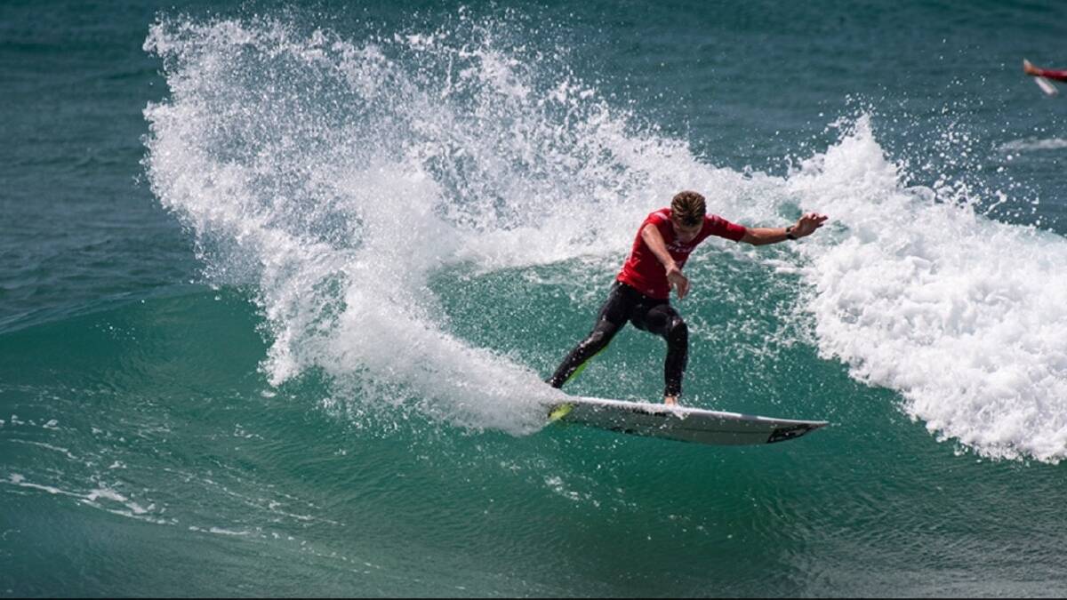 Ready to rip: Boomerang Beach's Oscar Salt has been awarded a wildcard into the Mothernest Great Lakes Pro.