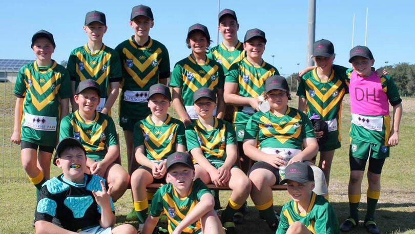 The undefeated Hawks Green under-12s. Photo courtesy of Kellie Robertson.