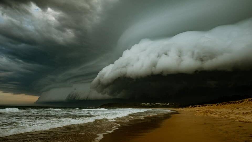 The storm certainly was striking. Photo: Martin Von Stoll.