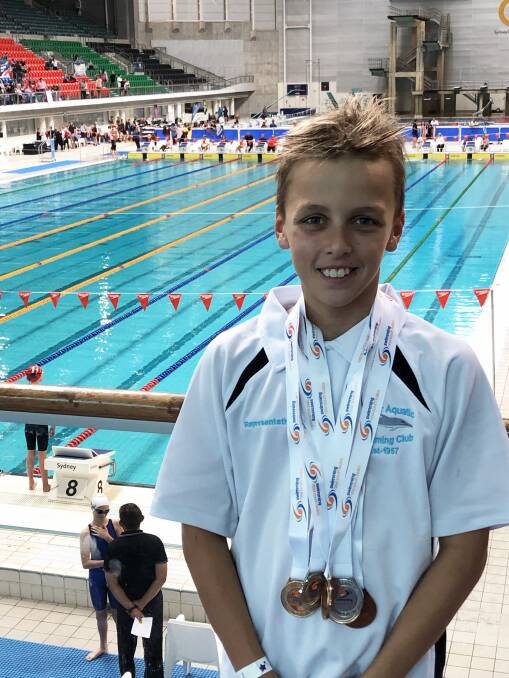 With a host medals and broken records already to his name, Harrison Tancred has a bright future in swimming.