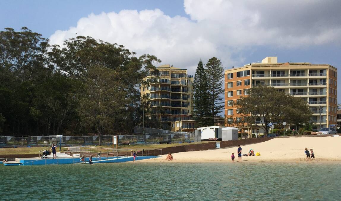 The first stage of the Forster Main Beach Masterplan is progressing on time and budget, according to MidCoast Council.