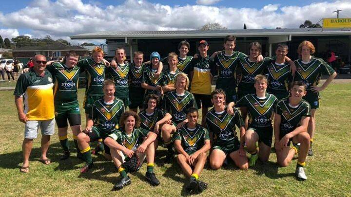 The undefeated Hawks under-15s. Photo courtesy of Emma Connors.