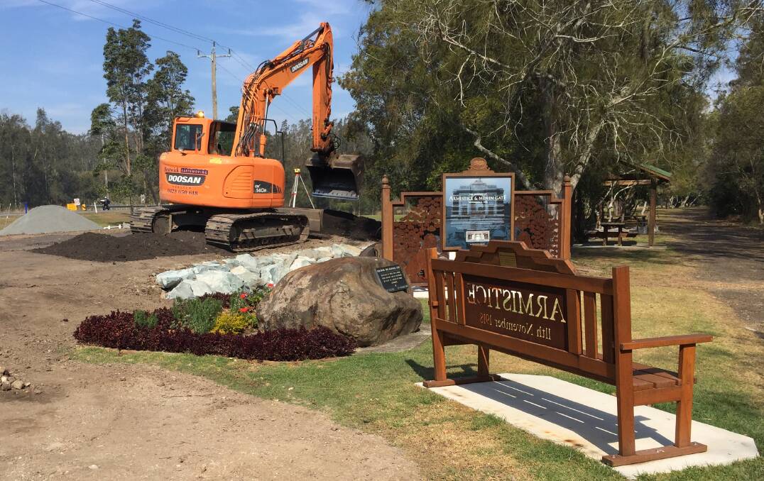 The toilet facilities are currently being upgraded at Darawank War Memorial Park.