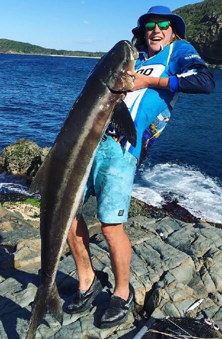 Oli with his 30kg cobia.