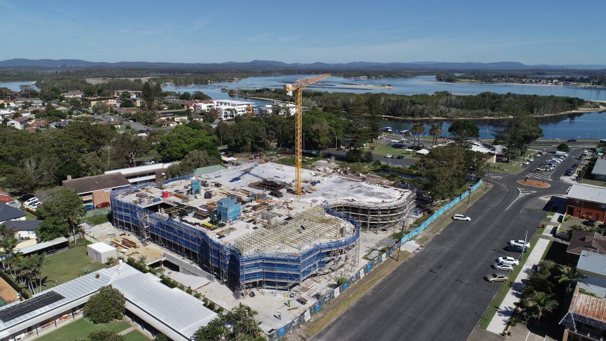Construction of the Forster Civic Precinct has been put on hold, with the project no longer expected to come in on time.