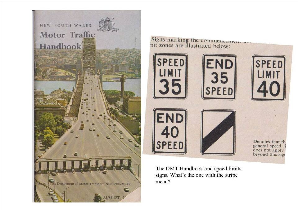 A copy of the 1966 Motor Traffic Handbook.