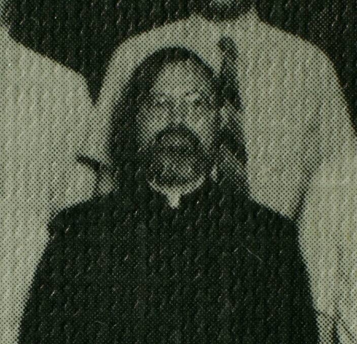 Predator: A Hunter Catholic school year photo of priest John Sidney Denham in the late 1970s at St Pius X College, Adamstown.