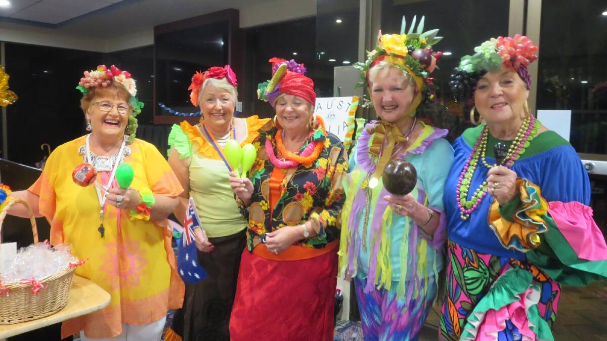 When my baby goes to Rio, View club members are also there in spirit. Pictured are Colleen Algate, Marilyn Botwood, Maggie Dreyer, Judy Full and Pat Andrew.

