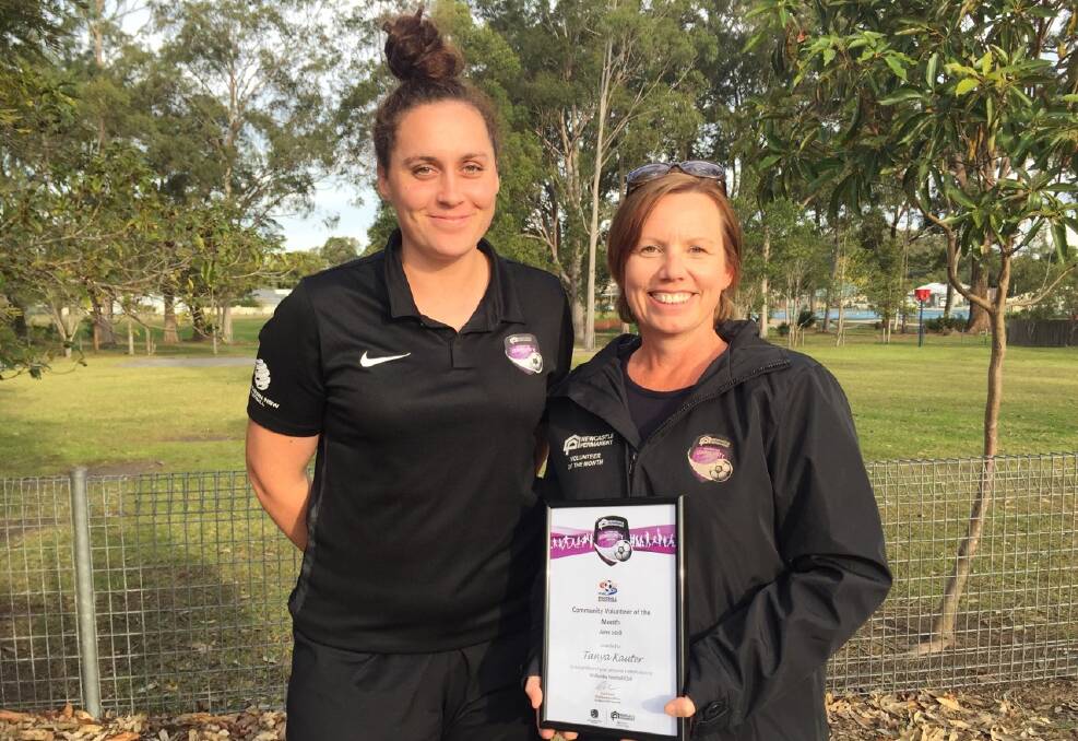 NNSWF’s female participation officer and Tanya Kauter.