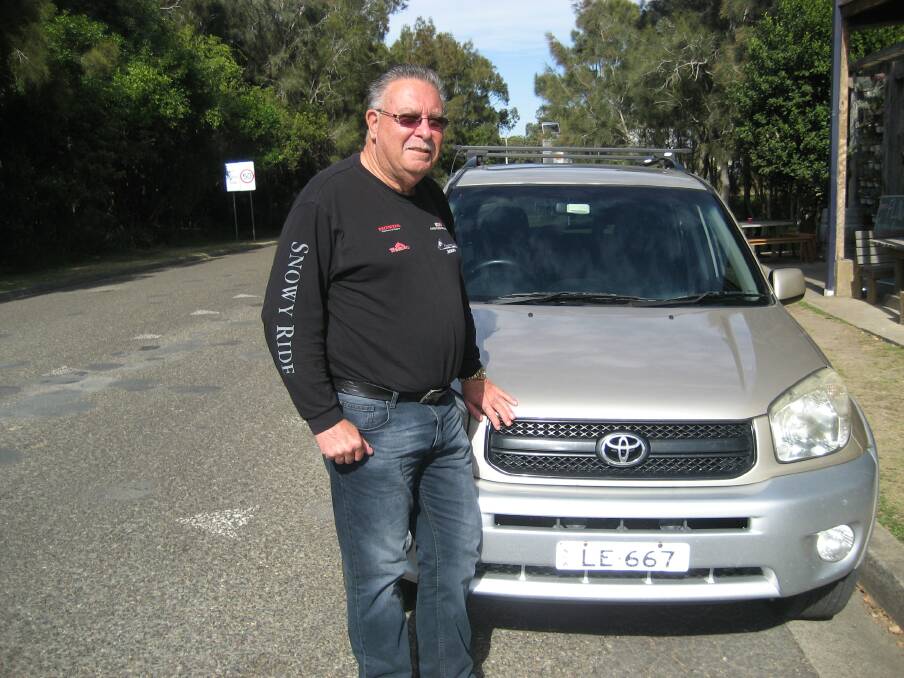Laurie with his RAV4.