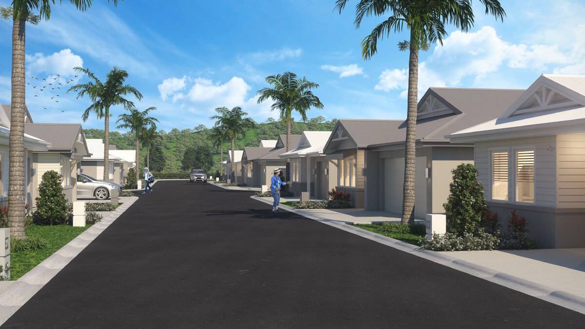 An example of the type of housing that could replace the short term holiday sites at Palms Oasis Caravan Park if the development application is approved.