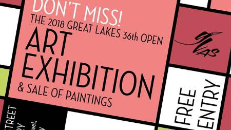 The 36th Great Lakes open art exhibition and sale is coming up