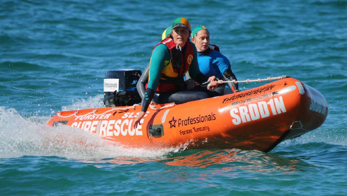 Keely Quinn and Beth Lee, bronze in female tube rescue State championships.

