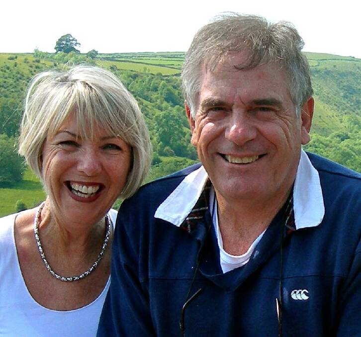 Roger and wife, Jan on their battlefields tour in 2008 for the 90-year anniversary.