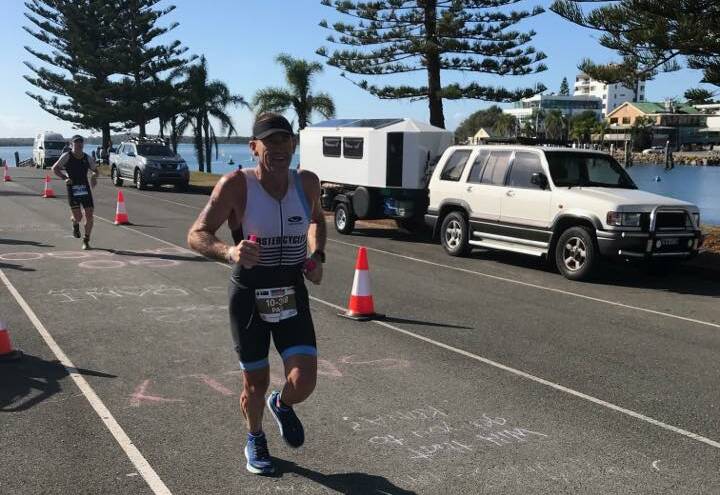 Paul Nixon has completed more than a dozen triathlons.