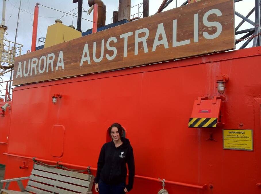 In 2013, Julie sailed from Hobart on the Aurora Australis to the Antarctic to Davis Station where she calibrated instruments measuring variations in magnetic field. 