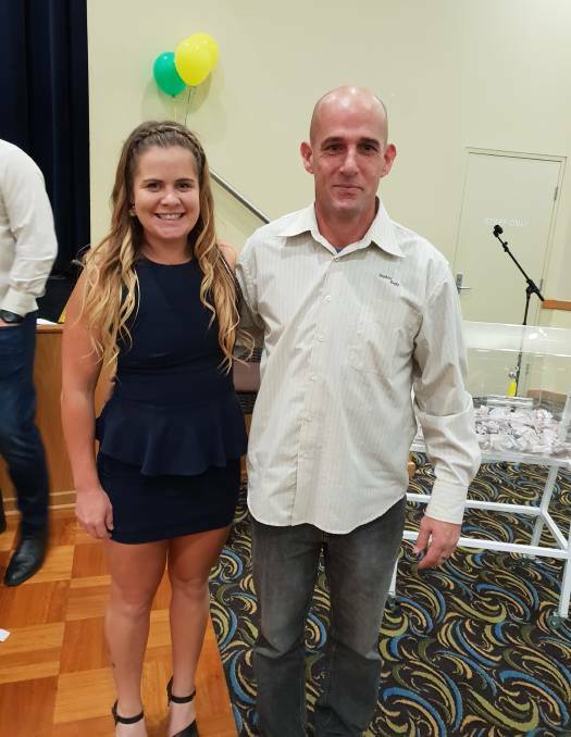 ​Best and fairest: Dani Lewis and Tom Harris. Photo credit: Sue Hobbs.
