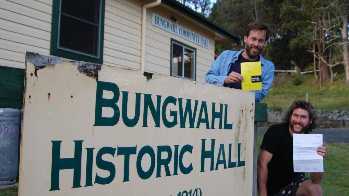 “Hall fever” enthusiasm is growing in the Bungwahl community, click the photo to read more.