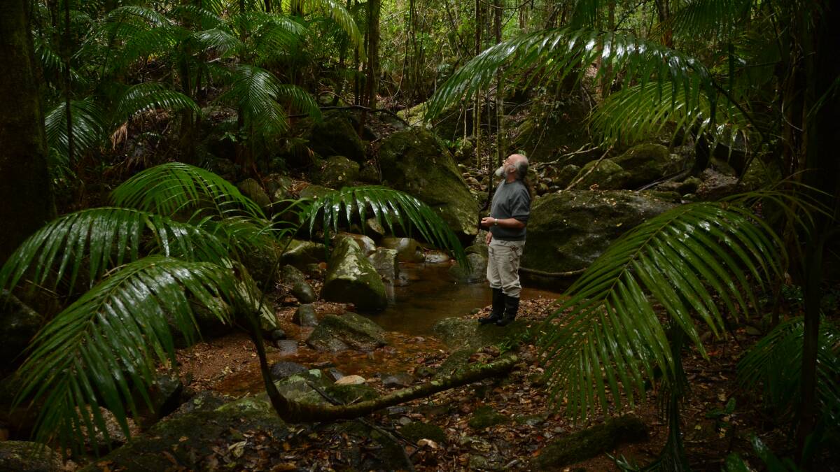 Member of the Order of Australia: Dr Geoff Williams OAM AM at home in Lorien Wildlife Refuge and Conservation Area. Photo: Scott Calvin
