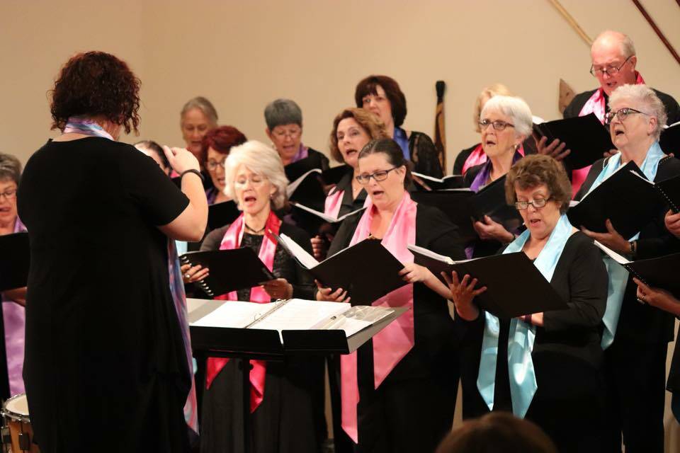 The Manning's premier choir: Kantabile performing at their 2018 concert under the direction of Heidi Lambert.