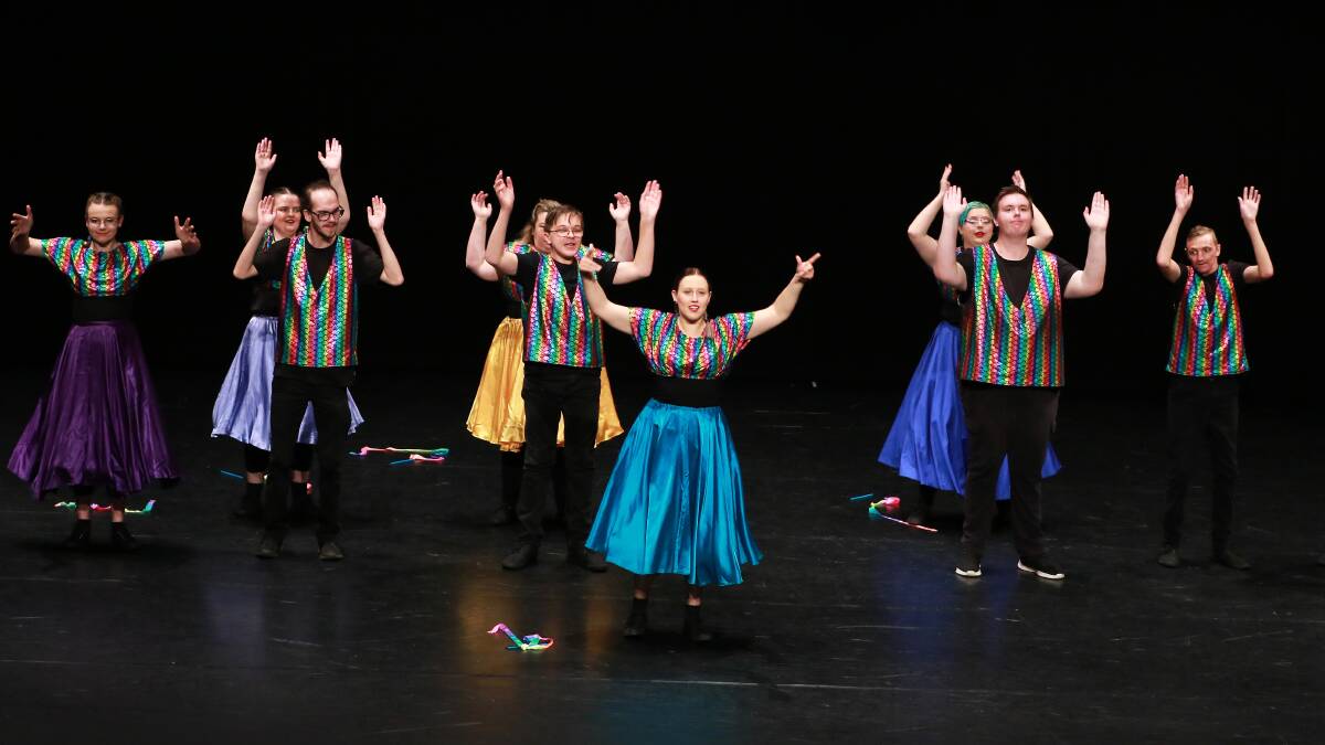 The breakthru Bright Stars performing at the 2021 Taree and District Eisteddfod. 