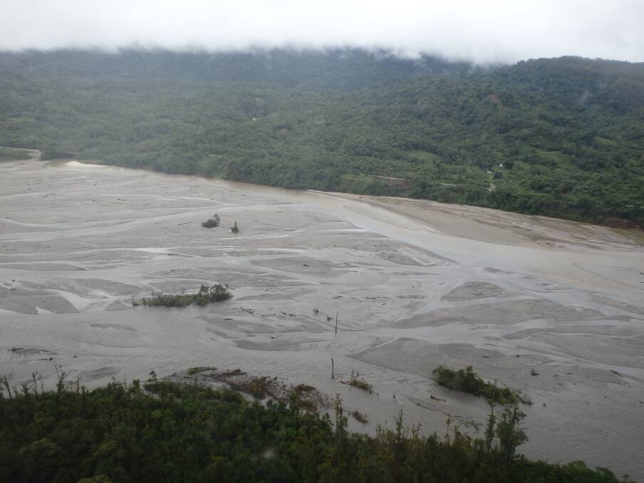 A river in the Western Province of Papua New Guinea devastated by sediment inputs from a local mine. Photo: Dr Keith Bishop