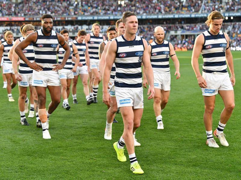 Geelong coach Chris Scott was positive despite the Cats losing to new AFL leaders Brisbane.