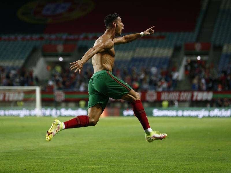 Cristiano Ronaldo of Portugal has claimed the international goalscoring record