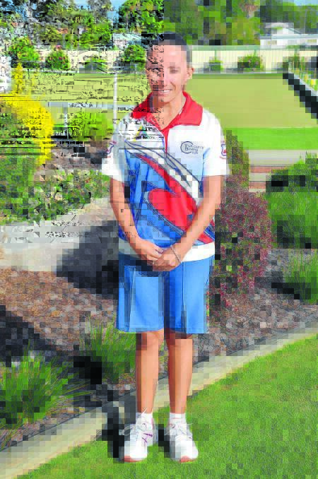 Tuncurry Beach bowler Sarah Boddington is a great example of a young person in the region who has excelled at lawn bowls.